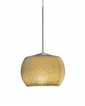  X-KENOGD-LED-SN - Besa, Keno Cord Pendant for Multiport Canopy, Gold Sand, Satin Nickel Finish, 1x3W LE