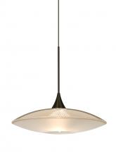  XP-6294GD-BR - Besa Pendant Spazio Bronze Gold/Frost 1x50W Halogen