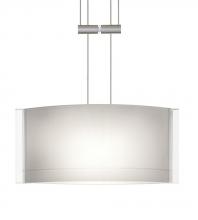  1XA-673006-SN - Besa Jodi Pendant 1xc Opal Glossy Satin Nickel 1x50W Halogen