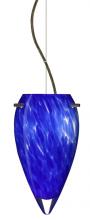  1KX-412586-BR - Besa Juli Cable Pendant Blue Cloud Bronze 1x100W Medium Base