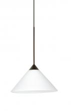  1XP-117607-BR - Besa Pendant Kona Bronze White 1x50W Halogen