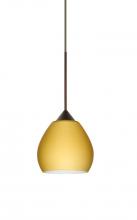 Besa Lighting 1XC-5605VM-BR - Besa Pendant Tay Tay Bronze Vanilla Matte 1x50W Halogen