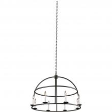  506953BI - Wickenberg 8 Light Pendant