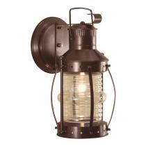  1108-BR-CL - Seafarer Outdoor Wall Light - Bronze