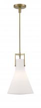  4661-AN-MO - Izel 1-Light Glass Pendant - Antique Brass