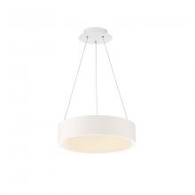  PD-33718-WT - Corso 18in LED Pendant 3000K in White 940 Lumens