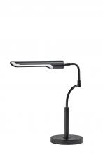  3957-01 - Zane LED Desk Lamp w. Smart Switch - Black