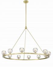  ARA-10266-SB - Aragon 12 Light LED Soft Brass Chandelier