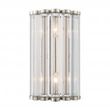  ELL-B3002-PN - Libby Langdon Elliot 2 Light Polished Nickel Sconce