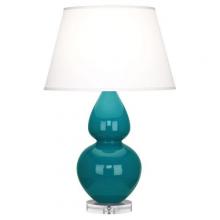  A753X - Peacock Double Gourd Table Lamp