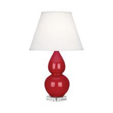  RR13X - Ruby Red Small Double Gourd Accent Lamp