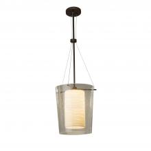  ALR-8010-DBRZ - Amani 1-Light Center Drum Pendant