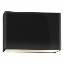  CER-5650W-BKMT-LED2-2000 - Large ADA Rectangle (Outdoor) LED Wall Sconce - Closed Top