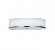  FAB-4460-WHTE-NCKL - Hyde 15" LED Flush-Mount