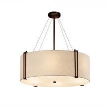  FAB-9517-WHTE-DBRZ - Reveal 48" Drum Pendant