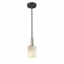 Justice Design Group FSN-8445-15-OPAL-CROM-LED1-700 - Era 1-Light LED Mini-Pendant