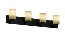  FSN-8924-10-OPAL-DBRZ - Modular 4-Light Bath Bar