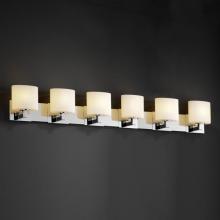 Justice Design Group FSN-8926-10-OPAL-NCKL - Modular 6-Light Bath Bar