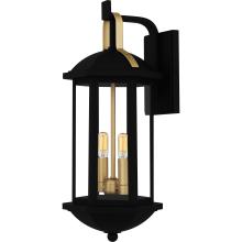  CFD8408MBK - Crestfield 2-Light Matte Black Outdoor Wall Lantern