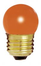  S4510 - 7.5 Watt S11 Incandescent; Ceramic Orange; 2500 Average rated hours; Medium base; 120 Volt; Carded