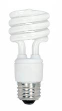  S6237 - 13 Watt; Mini Spiral Compact Fluorescent; 5000K; 82 CRI; Medium base; 120 Volt; 4-pack