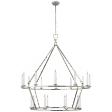  CHC 5199PN - Darlana Extra Large Two-Tier Chandelier