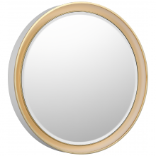  TOB 2960WHT/G - Tricia 24" Illuminated Round Mirror