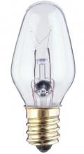  0379400 - 4W C7 Incandescent Clear E12 (Candelabra) Base, 120 Volt, Card, 2-Pack