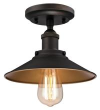  6336000 - 9 in. 1 Light Semi-Flush Oil Rubbed Bronze Finish