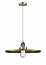  201CSW-AB-MFR-AB-16 - Appalachian - 1 Light - 16 inch - Antique Brass - Cord hung - Mini Pendant