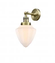  203-AB-G661-7-LED - Bullet - 1 Light - 7 inch - Antique Brass - Sconce