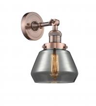  203-AC-G173-LED - Fulton - 1 Light - 7 inch - Antique Copper - Sconce