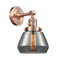  203SW-AC-G173 - Fulton - 1 Light - 7 inch - Antique Copper - Sconce