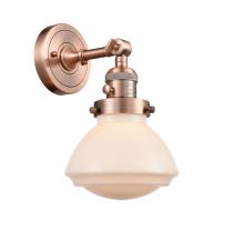  203SW-AC-G321 - Olean - 1 Light - 7 inch - Antique Copper - Sconce