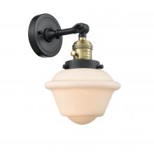  203SW-BAB-G531 - Oxford - 1 Light - 8 inch - Black Antique Brass - Sconce