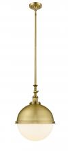  206-BB-HFS-121-BB-LED - Hampden - 1 Light - 13 inch - Brushed Brass - Stem Hung - Pendant