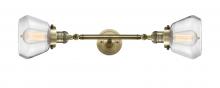  208L-AB-G172-LED - Fulton - 2 Light - 7 inch - Antique Brass - Bath Vanity Light