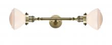 Innovations Lighting 208L-AB-G321-LED - Olean - 2 Light - 7 inch - Antique Brass - Bath Vanity Light