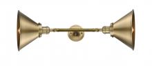  208L-BB-M10-BB - Briarcliff - 2 Light - 10 inch - Brushed Brass - Bath Vanity Light