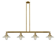  214-BB-G2 - Halophane - 4 Light - 53 inch - Brushed Brass - Stem Hung - Island Light