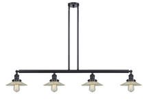  214-BK-G2 - Halophane - 4 Light - 53 inch - Matte Black - Stem Hung - Island Light