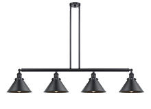  214-BK-M10-BK - Briarcliff - 4 Light - 55 inch - Matte Black - Stem Hung - Island Light