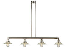  214-PN-G2-LED - Halophane - 4 Light - 53 inch - Polished Nickel - Stem Hung - Island Light