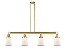 Innovations Lighting 214-SG-G181 - Canton - 4 Light - 51 inch - Satin Gold - Stem Hung - Island Light