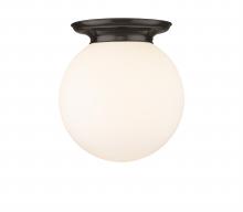 Innovations Lighting 221-1F-OB-G201-14 - Beacon - 1 Light - 14 inch - Oil Rubbed Bronze - Flush Mount