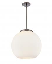  221-3S-OB-G121-16-LED - Athens - 3 Light - 16 inch - Oil Rubbed Bronze - Cord hung - Pendant