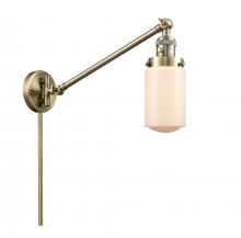  237-AB-G311 - Dover - 1 Light - 5 inch - Antique Brass - Swing Arm