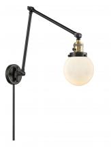  238-BAB-G201-6 - Beacon - 1 Light - 6 inch - Black Antique Brass - Swing Arm