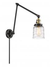  238-BAB-G513 - Bell - 1 Light - 8 inch - Black Antique Brass - Swing Arm