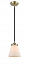  284-1S-BAB-G61-LED - Cone - 1 Light - 6 inch - Black Antique Brass - Cord hung - Mini Pendant